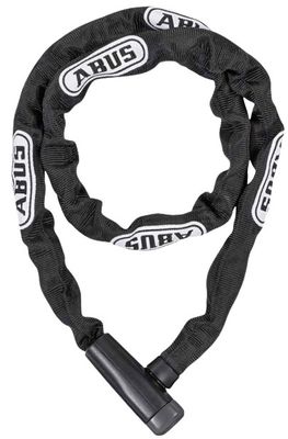 Abus, Steel-O-Chain 5805K Chain with key lock, 5mm x 110cm (5mm x 3.6'), Black
