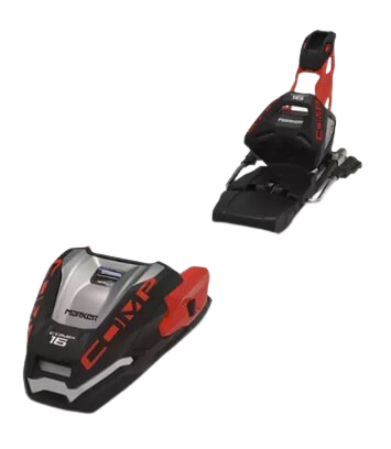 Marker, Comp 16 Black/Flo Red