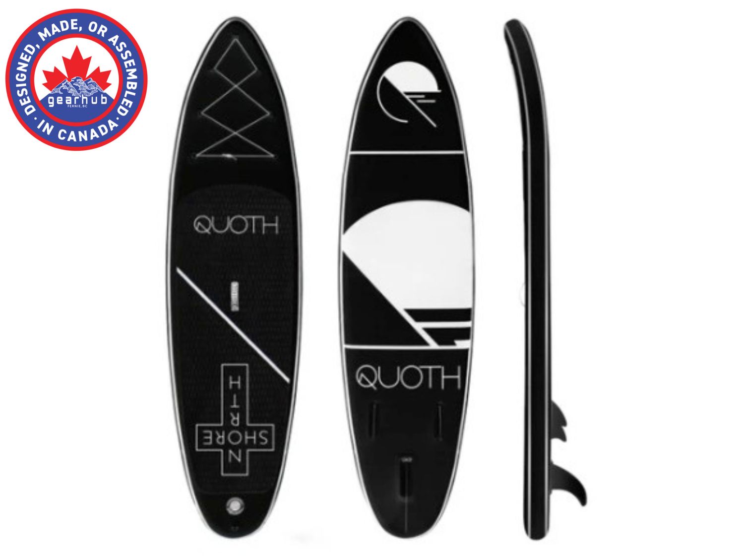 Quoth Paddleboard, NorthShore Stand-Up Board Kit 10.6"