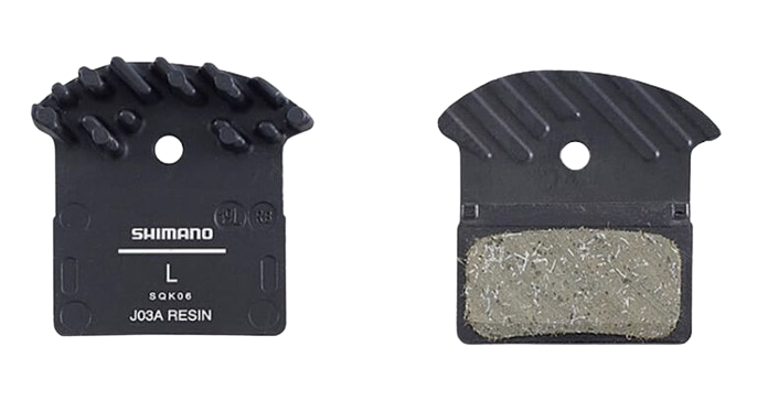 Shimano, J-Type, Disc Brake Pads, Shape: Shimano G-Type/F-Type/J-Type, Resin, Pair, EBPJ05ARFA