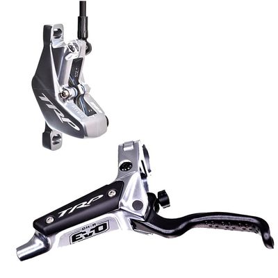 TRP, DH-R EVO, MTB Hydraulic Disc Brake, Left, Post mount, Disc: Not included, 320g, Silver