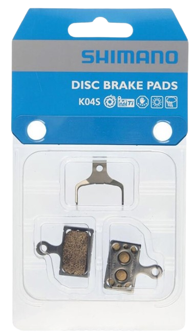 Shimano, K-Type, Disc Brake Pads, Shape: Shimano K-Type/L-Type, Metallic, Pair