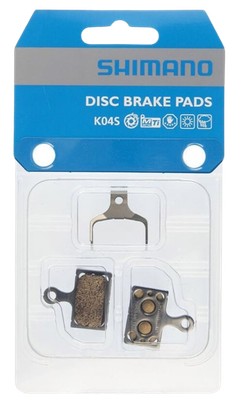 Shimano, K-Type, Disc Brake Pads, Shape: Shimano K-Type/L-Type, Metallic, Pair