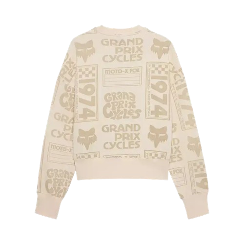 Fox, Circa 74 Oversized Fleece Crews Ws Off White