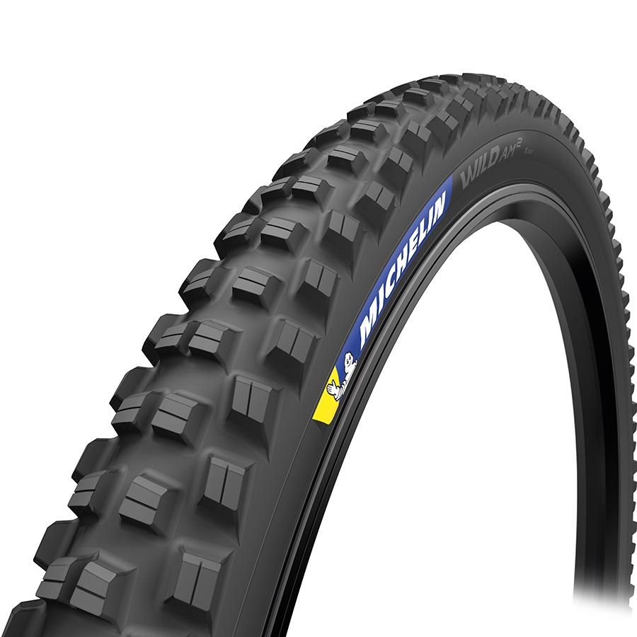 Michelin, Wild AM2 Competition, Tire, 29''x2.40, Folding, Tubeless Ready, GUM-X, GravityShield, 60, Black