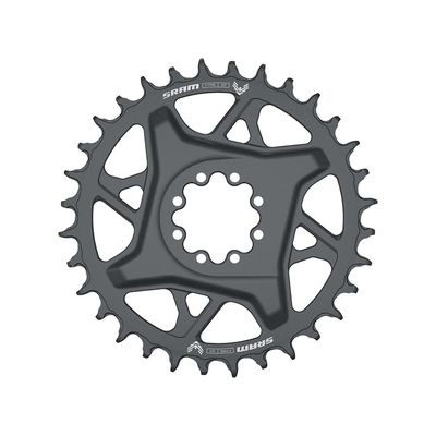 SRAM, GX Eagle T-Type DM, Chainring, Teeth: 32, Speed: 12, BCD: Direct Mount SRAM 8 Bolt, Aluminum, Grey