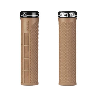 Deity, LockJaw, Grips, 132mm, Gum, Pair