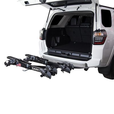 Saris, Freedom, Hitch Mount Rack, 2'', Bikes: 4, Max weight per bike: 60 lb for 2 closest - 35 lb for 2 furthest trays