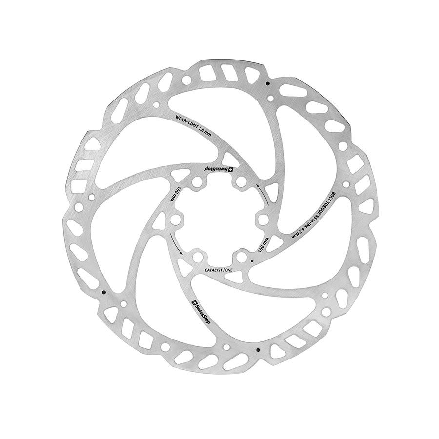 SwissStop, Catalyst One 6 Bolt, Rotor, 160mm, ISO 6B