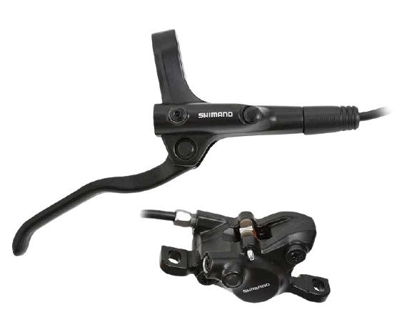 Shimano, BL/BR-MT200, MTB Hydraulic Disc Brake, Rear, Post mount, Black, Set