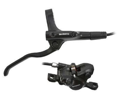Shimano, BL/BR-MT200, MTB Hydraulic Disc Brake, Rear, Post mount, Black, Set