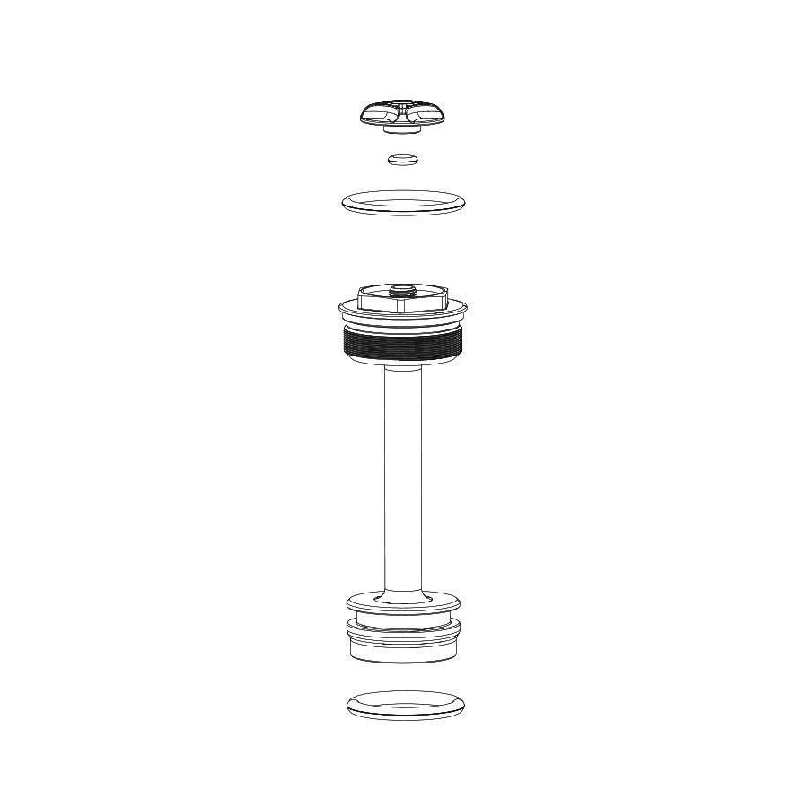 RockShox, Top Cap for Pike DJ 35mm .5, 11.4018.012.013