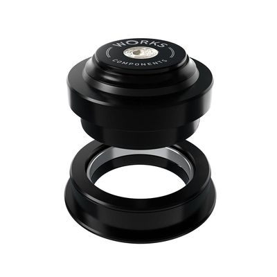 Works Components, 2.0deg EC44-ZS56 Angleset, Angle Headset, 2.0Â°, 110-119mm, EC44/28.6 | ZS56/40, ZS, External threadless, Complete, Black