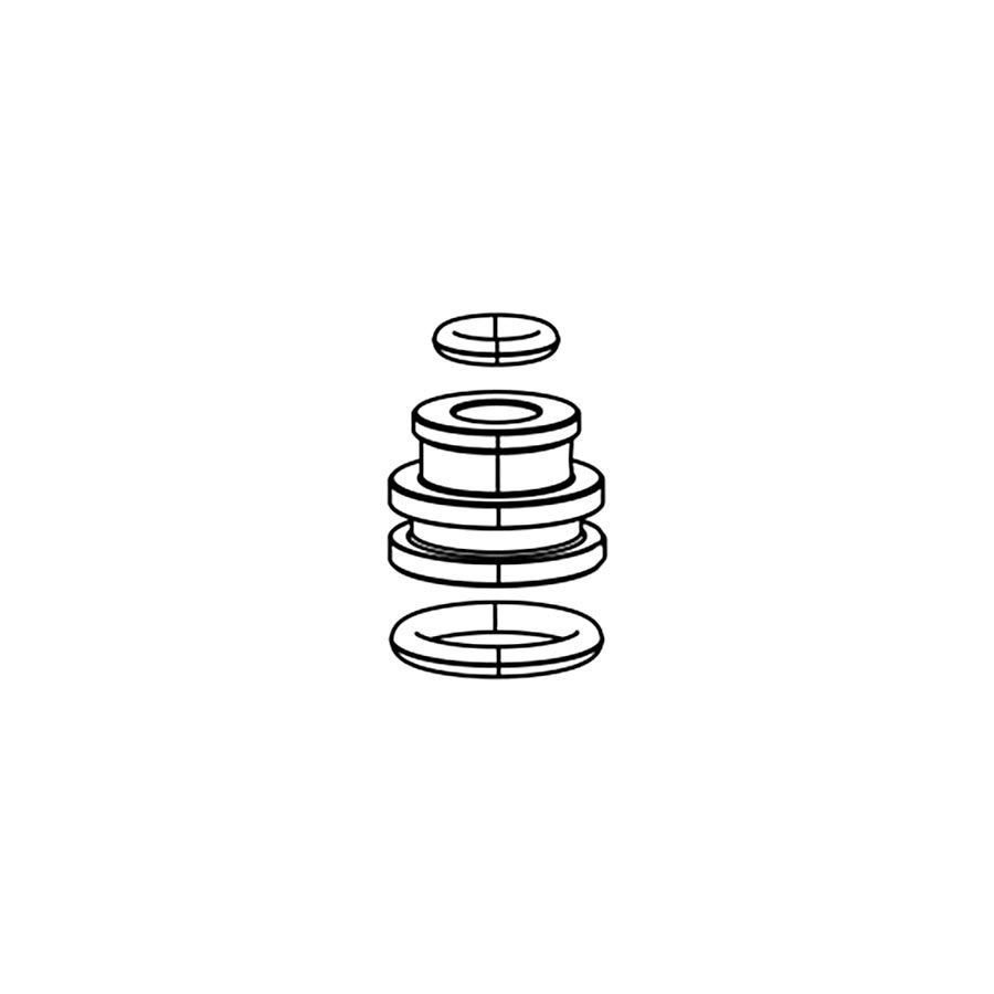 RockShox, Sealhead for 32mm Debonair Black, 11.4018.096.002