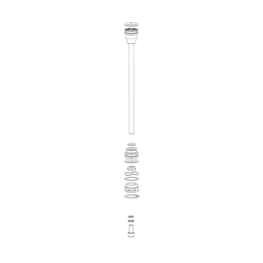 RockShox, Solo Air Spring for RVL SA 140 BLK, 120mm, 11.4018.010.130