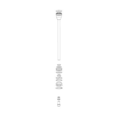 RockShox, Solo Air Spring for RVL SA 140 BLK, 120mm, 11.4018.010.130