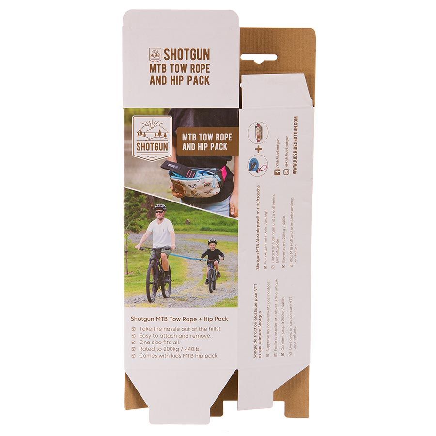 Kids Ride Shotgun, Tow Rope &amp; Hip Pack Combo Paper Box