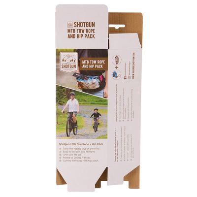 Kids Ride Shotgun, Tow Rope &amp; Hip Pack Combo Paper Box