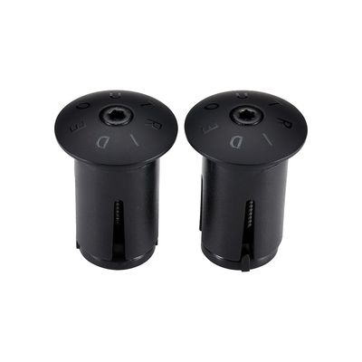 BBB Cycling, BHT-97 ScrewOn Alu, Bar End Plugs, Black, Aluminum, Pair