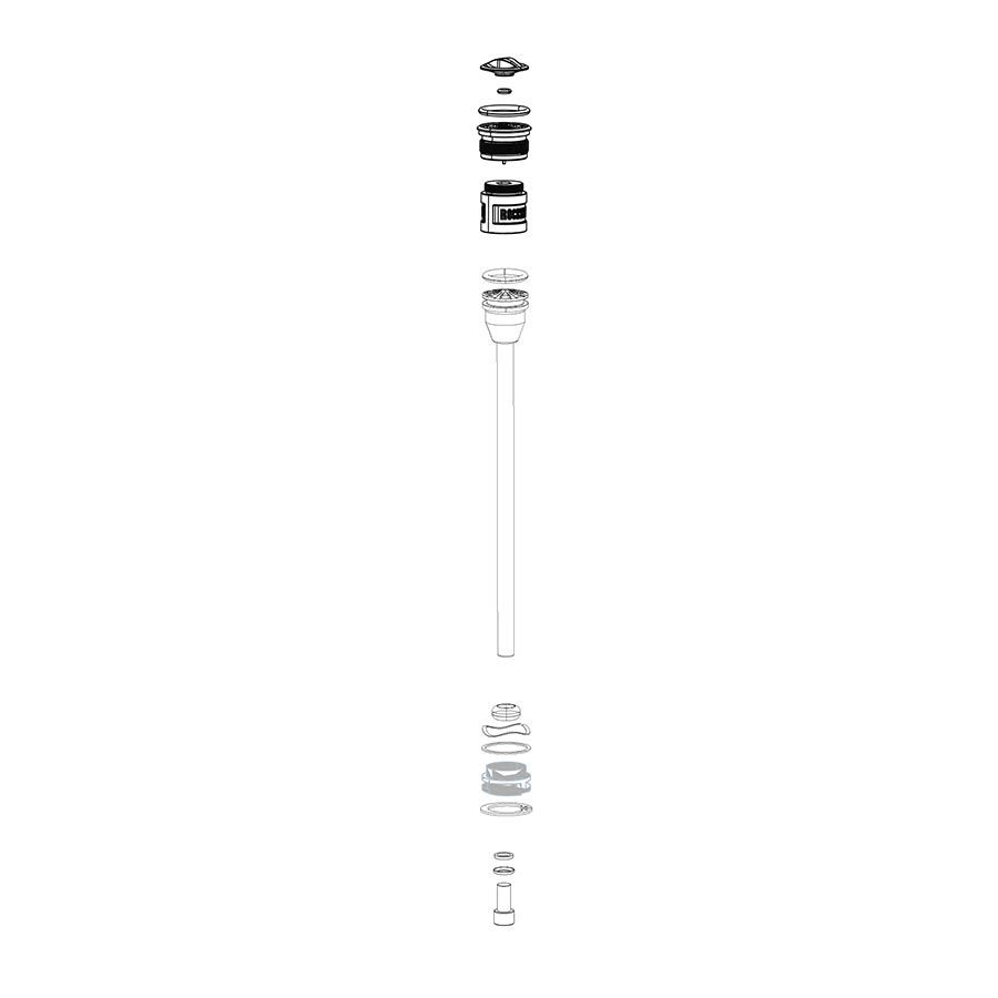 RockShox, Solo Air Spring for Reba 130 A7, 150mm, 11.4018.010.229