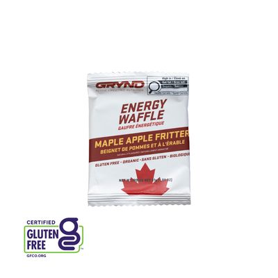 Grynd Energy, Gluten Free Waffle, Bars, Maple Apple Fritter, 12pcs