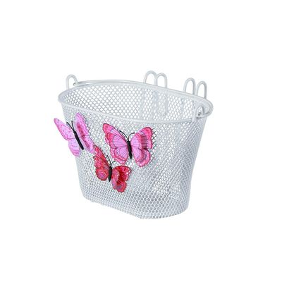 Basil, Jasmin, Basket, Front, 28x20x19 cm, White