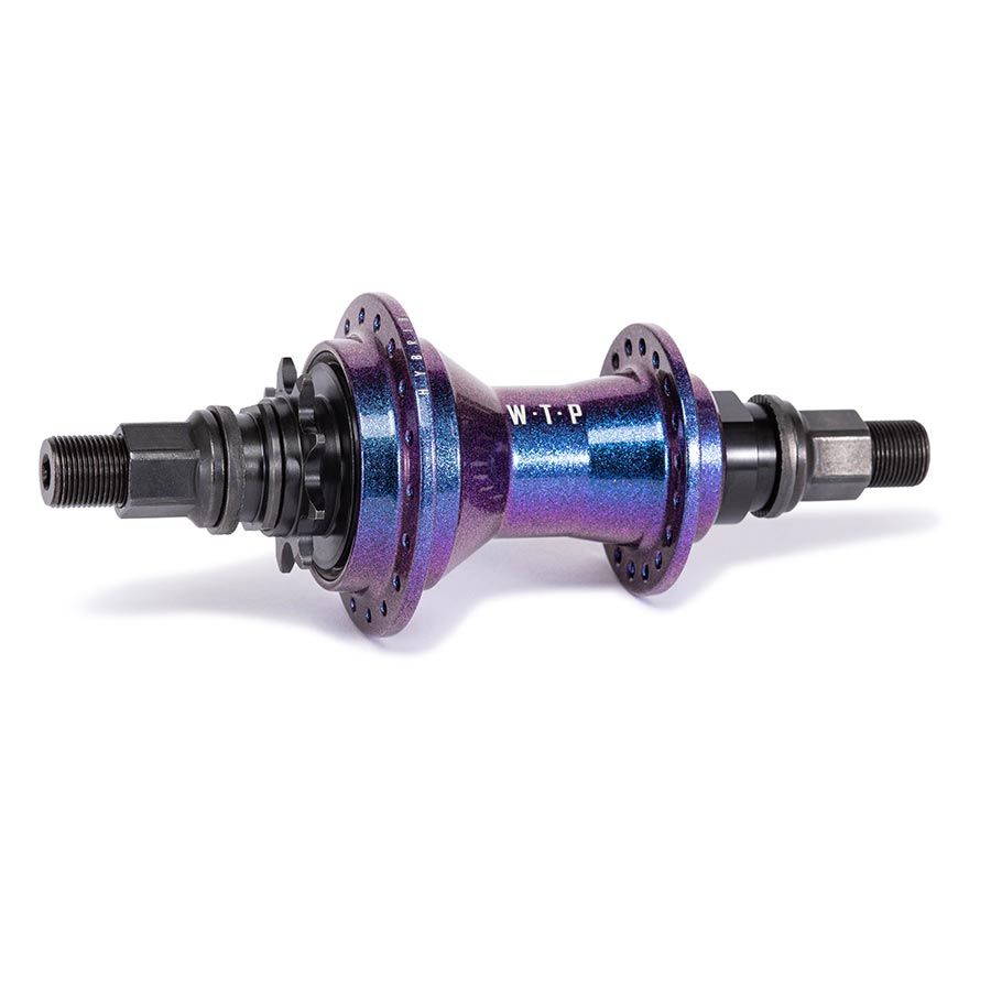 We The People, Hybrid, Hub, Rear, Left side drive, 36H, 110mm, Freecoaster, Purple