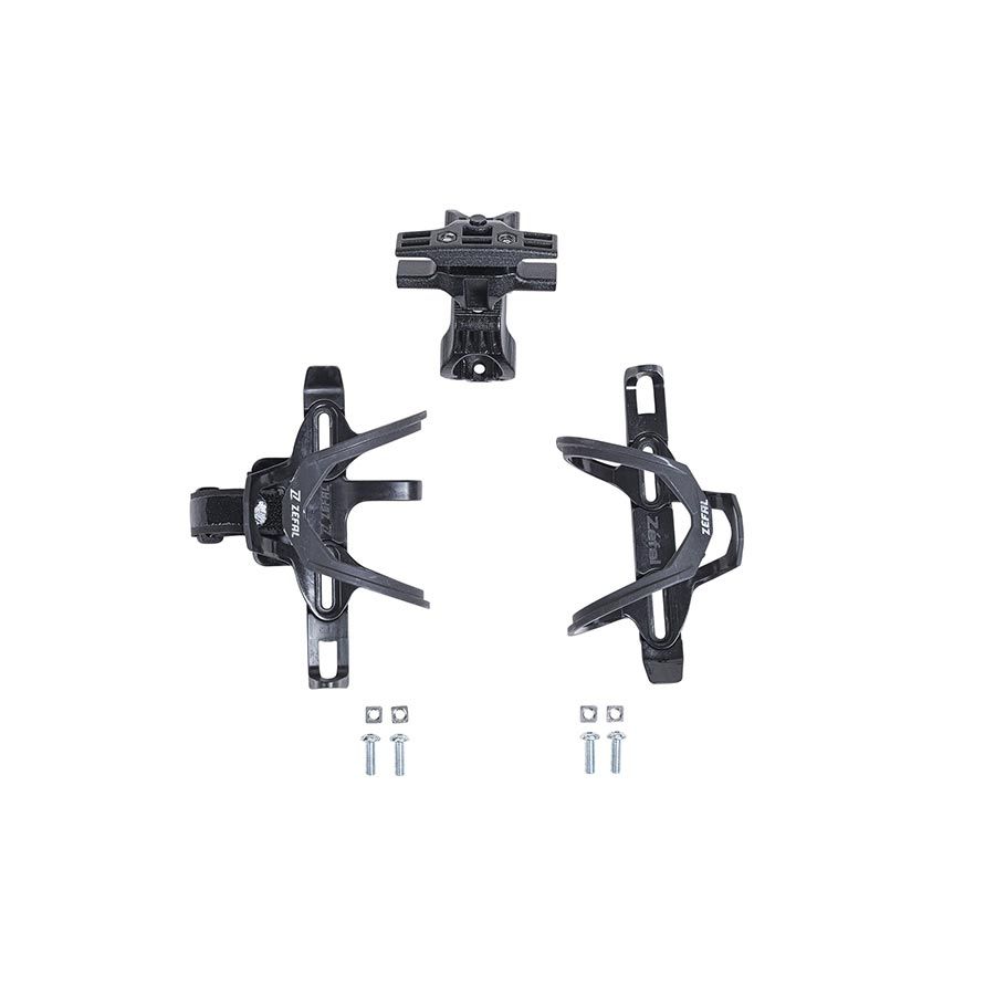 Zefal, Tri Bottle Cage Set, Bottle Cage, Aluminum/ Composite, Include 2 bottle cage (Z2 and Z2i), 180g