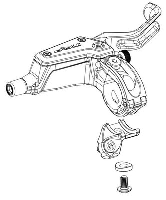 TRP, Shifter adaptor for TRP brakes, MMX, HD5.0, Left