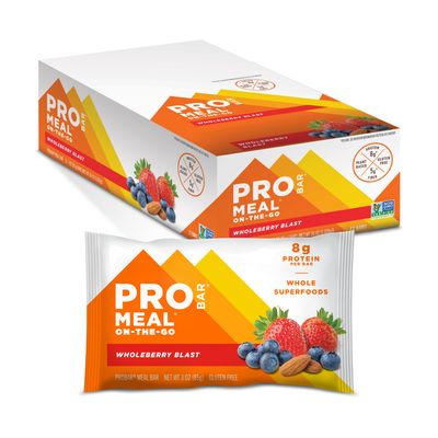 ProBar, Simply Real, Bars, Whole Berry Blast, 12pcs