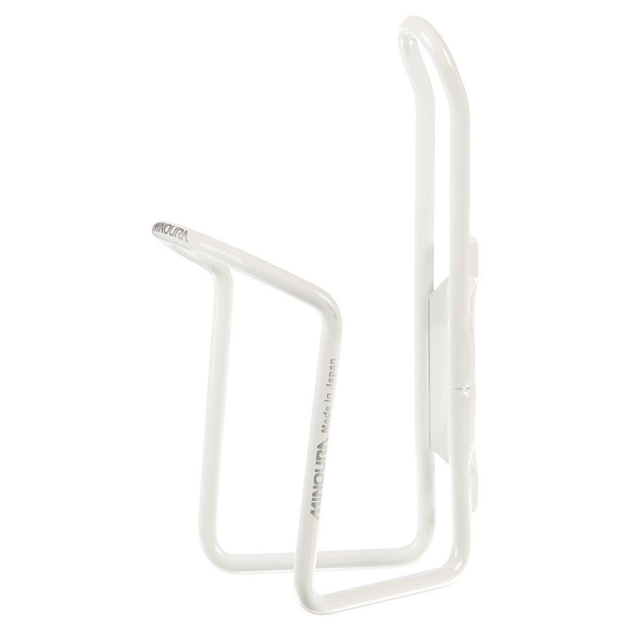 Minoura, AB100-5.5, Bottle Cage, Alloy, White