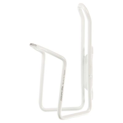 Minoura, AB100-5.5, Bottle Cage, Alloy, White