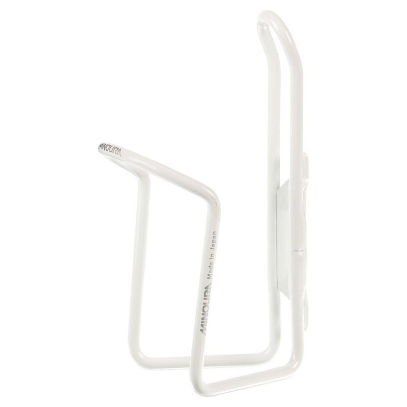 Minoura, AB100-5.5, Bottle Cage, Alloy, White