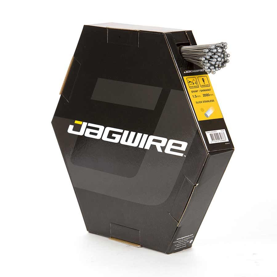 Jagwire, Brake cables, Slick, Road, Stainless, 1.5mm, 2000mm, Box of 100