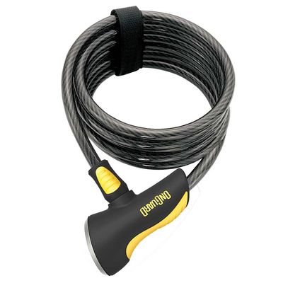 OnGuard, Doberman 8027, Coil cable with key lock, 15mm x 185cm (15mm x 6')