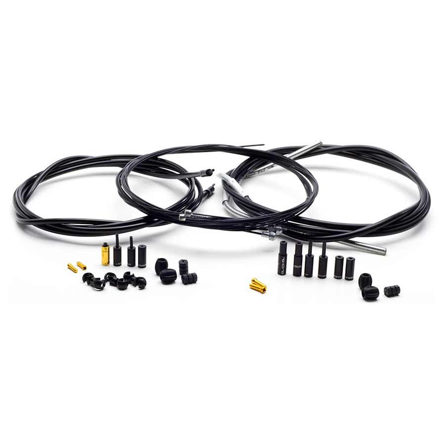 Jagwire, Road Pro, Complete brake cable &amp; housing kit, SRAM/Shimano, Black