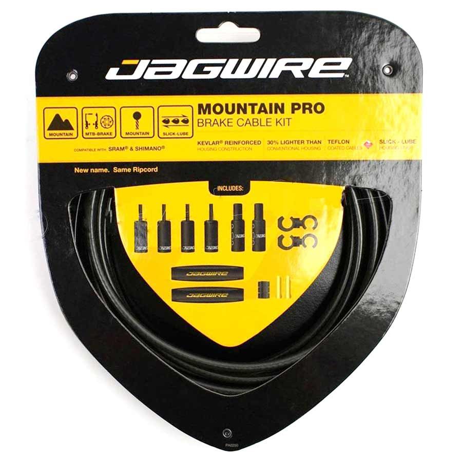 Jagwire, Mountain Pro, Complete brake cable &amp; housing kit, MTB &amp; Road (SRAM/Shimano), Black
