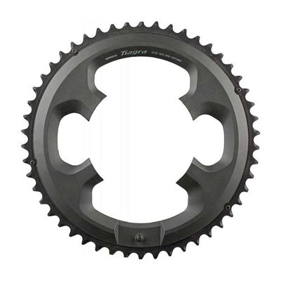 Shimano, Tiagra FC-4703, Chainring, Teeth: 50, Speed: 10, BCD: 110, Bolts: 4, Outer, Aluminum, Grey, Y1RD98030