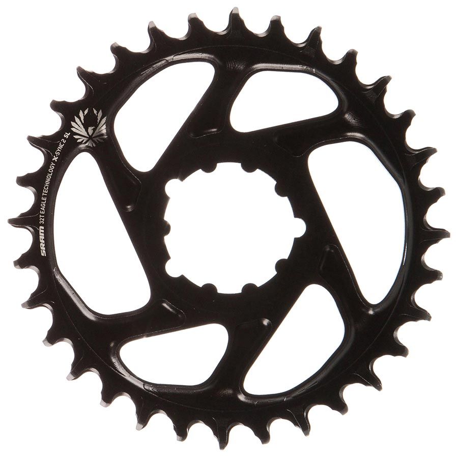 SRAM, X-SYNC 2 SL 3mm, Chainring, Teeth: 32, Speed: 11/12, BCD: Direct Mount, Single, Aluminum, Black