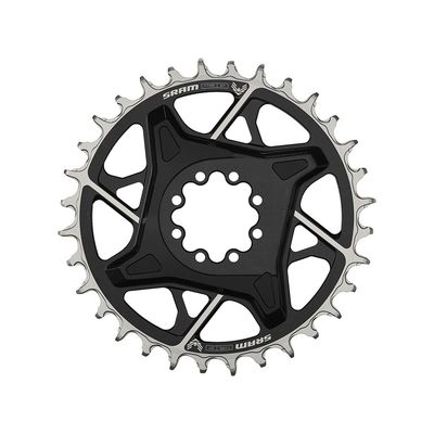 SRAM, Eagle T-Type DM X0 3mm Offset, Chainring, Teeth: 32, Speed: 12, BCD: Direct Mount, Aluminum, Black