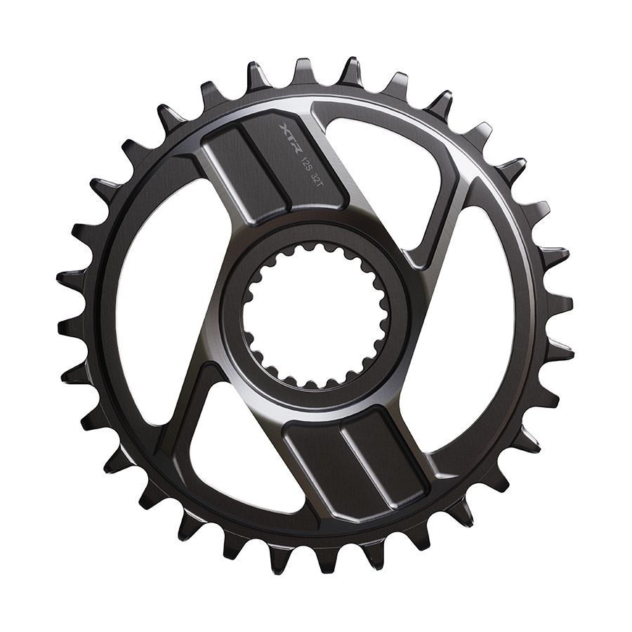 Shimano, XTR SM-CRM96, Chainring, Teeth: 32, Speed: 12, Front, Aluminum, Black, ISMCRM96AA2
