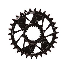 Wheels Manufacturing, Shimano DM HG+ Outboard, Chainring, Teeth: 30, Speed: 12, BCD: Direct Mount Shimano, Single, 7075 Aluminum, Black