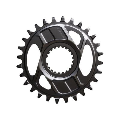 Shimano, XTR SM-CRM96, Chainring, Teeth: 28, Speed: 12, Front, Aluminum, Black, ISMCRM96AZ8