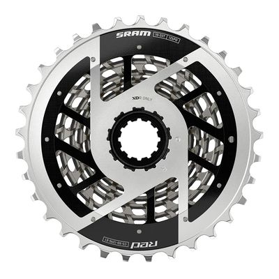 SRAM, XG-1290 E1, Cassette, Silver, Speed: 12, 10-33T, XD-R