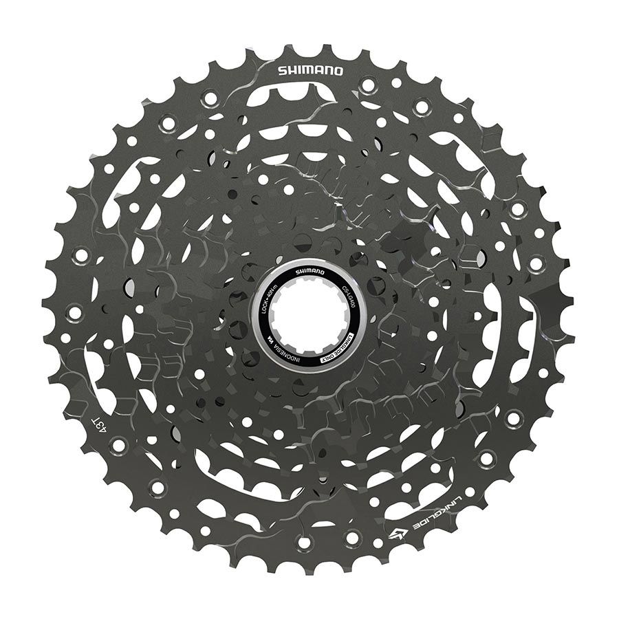 Shimano, CS-LG400-10, Cassette, Nickel plated, Speed: 10, 11-43T