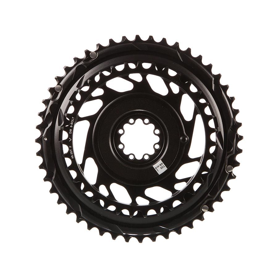 SRAM, Red AXS 2x, Chainring, Teeth: 35/48, Speed: 12, BCD: Direct Mount, Pair, Aluminum, Grey