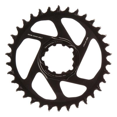 SRAM, X-SYNC 2 SL 6mm, Chainring, Teeth: 34, Speed: 11/12, BCD: Direct Mount, Single, Aluminum, Black