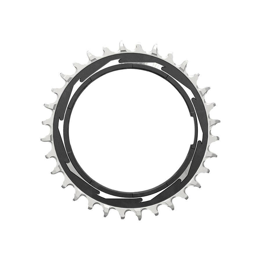 SRAM, Eagle T-Type Thread Mount 3mm Offset, Chainring, Teeth: 32, Speed: 12, BCD: Thread Mount, Aluminum, Black