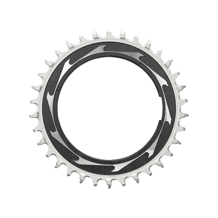 SRAM, Eagle T-Type Thread Mount 0mm Offset, Chainring, Teeth: 34, Speed: 12, BCD: Thread Mount, Aluminum, Black