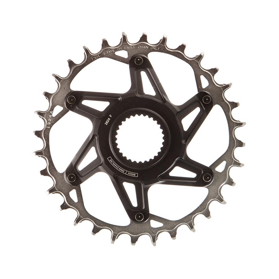 SRAM, XX Eagle T-Type DM E-MTB Bosch, Chainring, Teeth: 32, Speed: 12, BCD: Direct Mount Bosch, Black